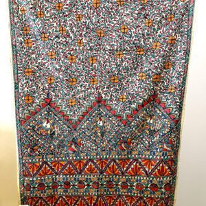 Beige Silk Dupatta 1