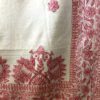 Red and Beige Silk Dupatta 2