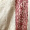 Red and Beige Silk Dupatta 3