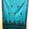 Teal Silk Dupatta 2