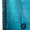Teal Silk Dupatta 4