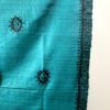 Teal Silk Dupatta 5
