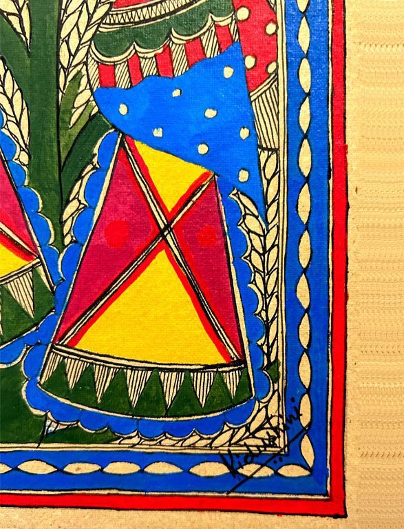 Ceremonial Birds with Flowering Tree 2