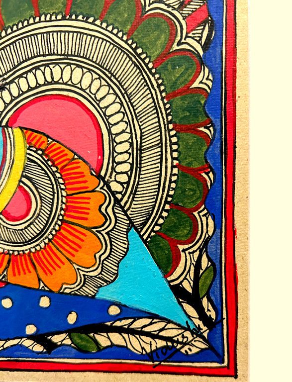 Decorative Peacock with Paisley 2