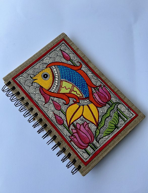 Madhubani Fish Journal by Vidushini Prasad 2