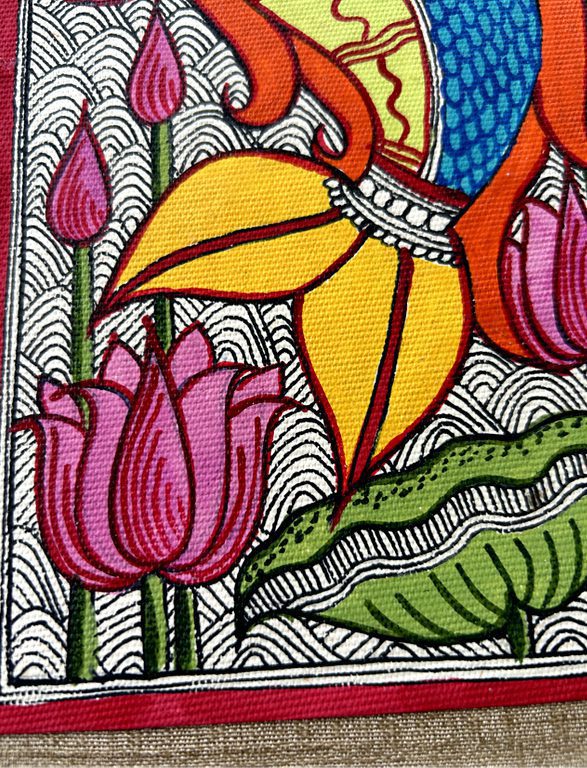 Madhubani Fish Journal by Vidushini Prasad 3