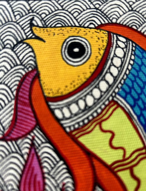 Madhubani Fish Journal by Vidushini Prasad 4