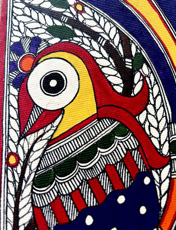 Purple Bird Madhubani Journal by Vidushini Prasad 2