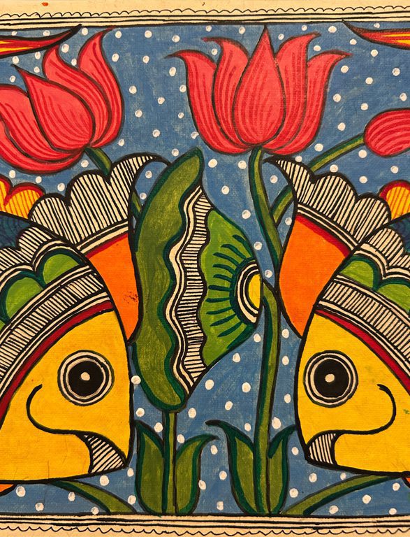 Twin Fish with Lotus 6