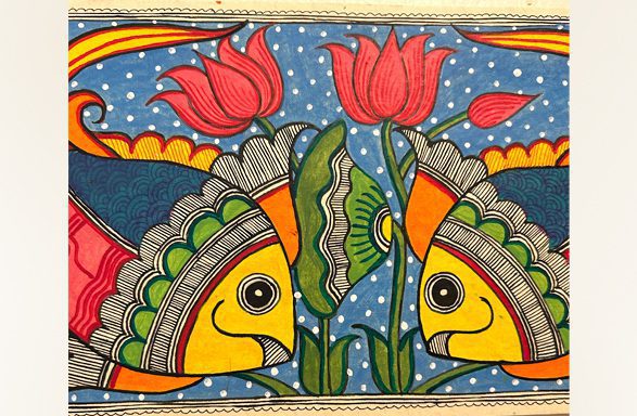 Twin Fish with Lotus 7