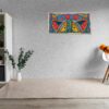 Twin Fish with Lotus on Wall