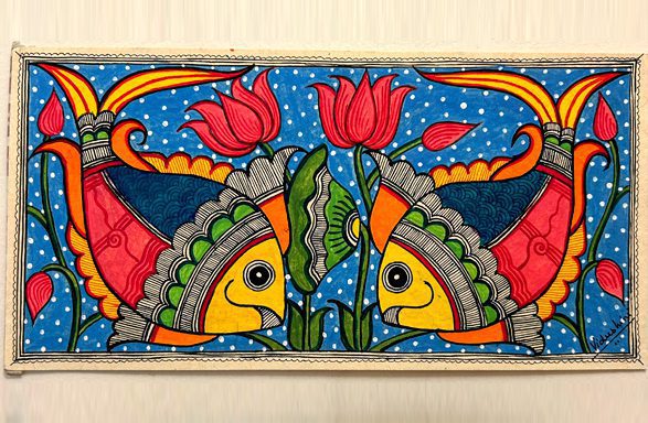 Twin Fish with Lotus