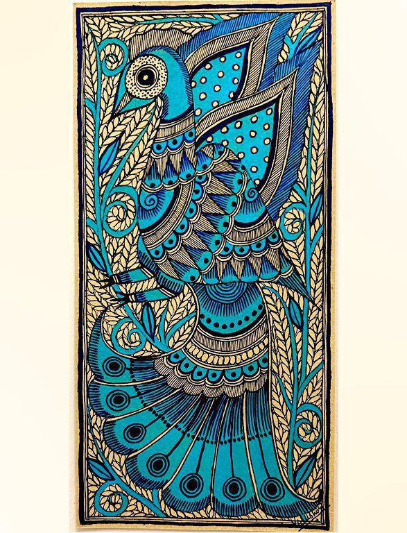 Azure Peacock Splendor