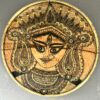 Handpainted Goddess Durga Wall Plate by Vidushini Prasad