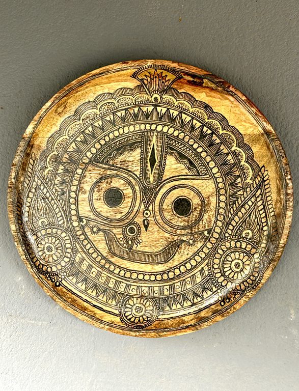 Handcrafted Lord Jagannath Wall Plate