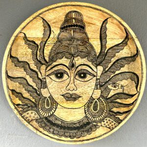 Lord Shiva Wall Plate by Vidushini Prasad