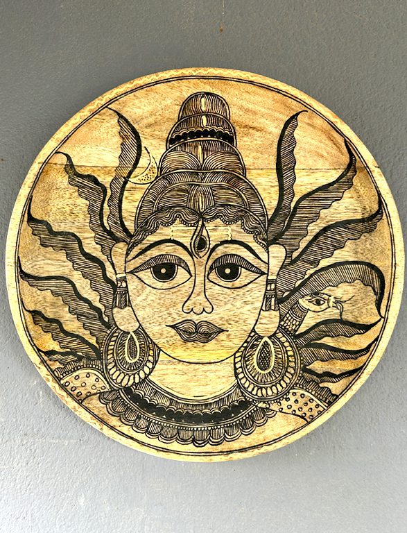 Lord Shiva Wall Plate by Vidushini Prasad