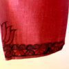 Light Red Hand-Painted Madhubani Khadi Kurta 4