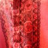 Light Red Hand-Painted Madhubani Khadi Kurta 9