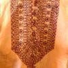 Peach Khadi Kurta with Hand-Painted Madhubani Art 4