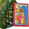 Madhubani Peacock Journal Handpainted by Vidushini Prasad
