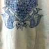 Sky Blue Khadi Kurta with Hand-Painted Madhubani Birds 5