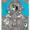 Goddess Saraswati Madhubani Saraswati painting by Vidushini Prasad