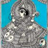 Goddess Saraswati Madhubani Saraswati painting by Vidushini Prasad 2