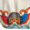 Crowned Madhubani fish tote bag by Vidushini Prasad 3