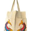 Leaping Fish Madhubani Fish Tote Bag by Vidushini Prasad