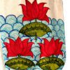 Lotus on Waves Madhubani Lotus Tote Bag by Vidushini Prasad 3