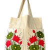 Lotus Pond Madhubani lotus Tote Bag by Vidushini Prasad