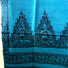 Teal Silk Dupatta 3