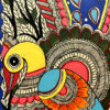Decorative Peacock with Paisley 3