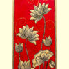 Golden Lotus Madhubani