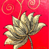 Golden Lotus Madhubani 4