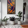 Peacock Duo with Tree of Life on Wall