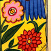 Twin Birds with Flowering Stem 2