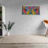 Twin Fish with Lotus on Wall
