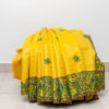 Vibrant Golden Yellow with Green and Blue