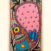 Vibrant Peacock with Flowering Tree