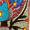 Vibrant Peacock with Flowering Tree 2