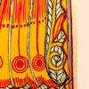 Golden Yellow Peacock Madhubani 2