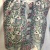 Hand-Painted Madhubani Khadi Cotton Kurta - Aqua Green 3