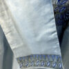 Hand-Painted Madhubani Khadi Cotton Kurta - Navy Blue 3