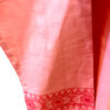 Hand-Painted Madhubani Khadi Cotton Kurta Light red with bird motif 3