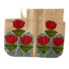 Madhubani Canvas Tote Bag Multiple Lotus