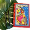 Madhubani Peacock Journal Handpainted by Vidushini Prasad