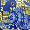 Sapphire Peacock Madhubani Painting 3