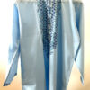 Sky Blue Cotton Kurta with Geometric Madhubani Detailing 4
